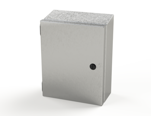 SCE-1008ELJSSST Saginaw Control and Engineering 10 x 8 x 4 S.S. ELJ Sloping Top Enclosure
