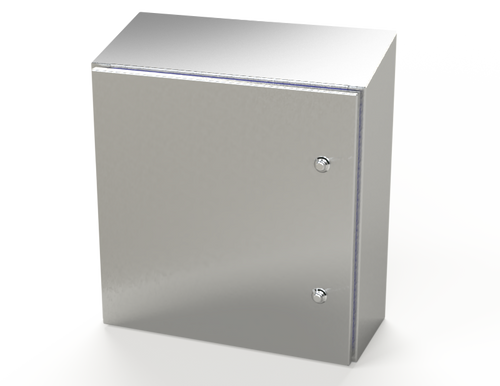SCE-20K2008SSST Saginaw Control and Engineering 20 x 20 x 8 S.S. Sanitary Sloping Top Enclosure