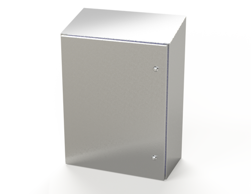 SCE-30K2412SSST Saginaw Control and Engineering 30 x 24 x 12 S.S. Sanitary Sloping Top Enclosure