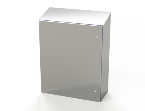 SCE-36K3012SSST Saginaw Control and Engineering 36 x 30 x 12 S.S. Sanitary Sloping Top Enclosure