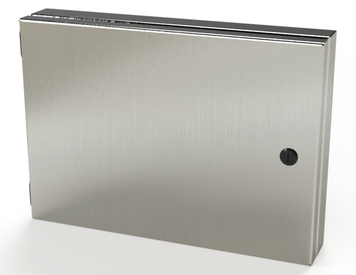 SCE-HA1014SS Saginaw Control and Engineering 10 x 14 x 1.5 Enclosure, S.S. Hinged Access