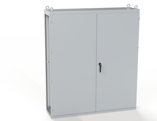 SCE-86MR2D20 | Saginaw Control & Engineering 86 x 74.5 x 20 2DR Right Multi-Door Enclosure