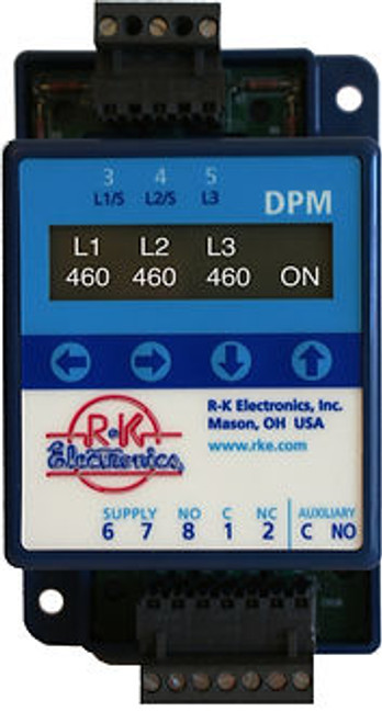 STRP-120A-B RK Electronics Digital Seal & TempStat Relay, 120VAC, 1 or 2-Input Monitoring, Adjustable 5K to 200K Ohms Seal Trip, 2 SPDT Output Contacts, Pluggable Termial Blocks, Surface Mount