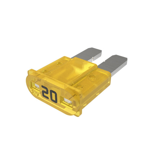 0327020.UXS Littelfuse Automotive Micro2 Blade Fuse Bulk 500-Pack