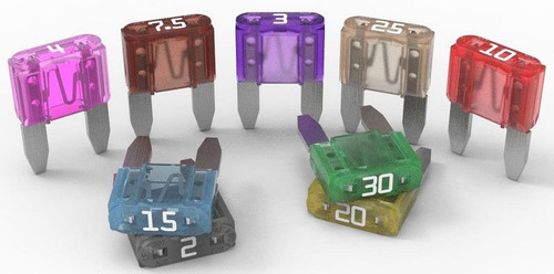 0MIN015.VP Littelfuse Automotive Mini Fast-Acting Blade Type Fuse 5-Piece Retail Pack (Price Per Box)