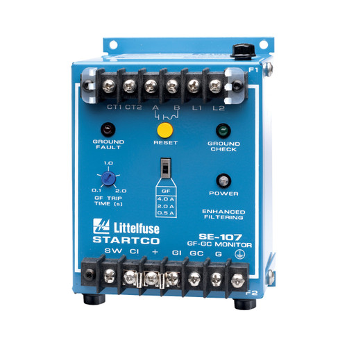 SE-107D Littelfuse Gf-Gc Monitor Uvr  120 Vac/Vdc Supply