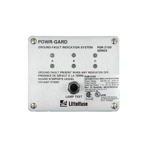 PGR-3100 Littelfuse Ground Fault Indication System W/ Leds