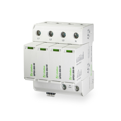 SPD2-350-4P0-R Littelfuse Spd,Din Rail,Type 2,4P0,350V SPD2-350-4P0-R Littelfuse Spd,Din Rail,Type 2,4P0,350V