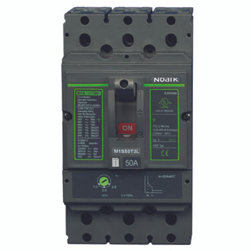 M1MS07T3L Noark UL489 Standard MCP, M1MS, 150A Frame Size, 35kA@480Vac, 7A, 3P, Lug Line/Load Side