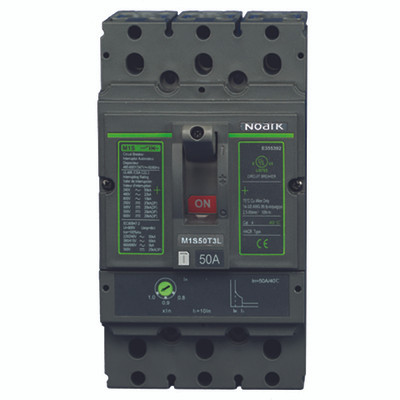 M1PVS45T3LA Noark 1000VDC MCCB UL492B  jumper connection A, M1PVS, 80 A Frame Size, 10kA @ 1000Vdc, 45A, 3P, Lug Line/Load Side