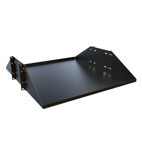 DNRMU2324BK1 Hammond Manufacturing 3U 24"D Solid Deep Chnl Shelf