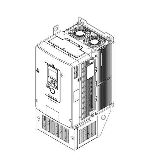 ZPSA-600-EH1-FR3 Yaskawa UL Type 1 External Heatsink Adapter