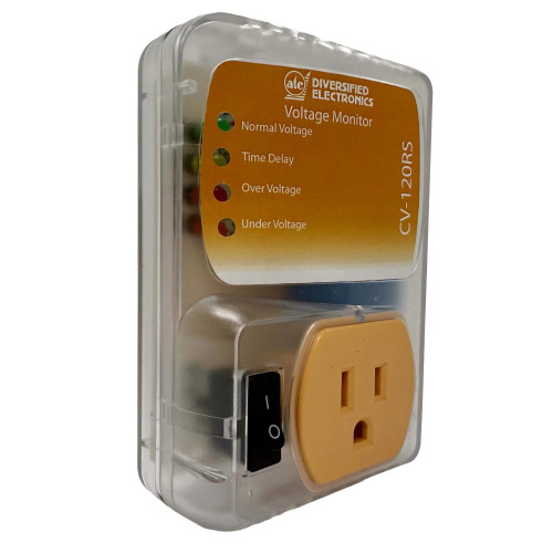 CV120RS ATC Single Phase Under/Over Voltage Monitor (120V AC, 20 Amps, 3 Minute Time Delay, NEMA 15-5 Receptacle)