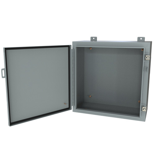 1418M10LP | Hammond Manufacturing Type 4/12 Mild Steel Wallmount Enclosure - Less Panel