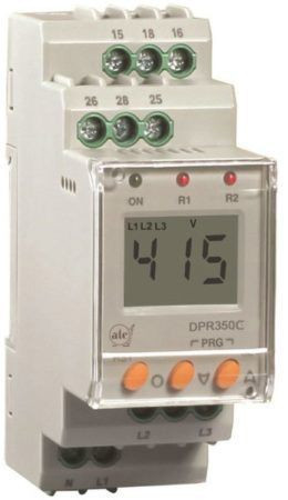 DPR350C ATC Din Rail Mount 460  vac Phase Monitor