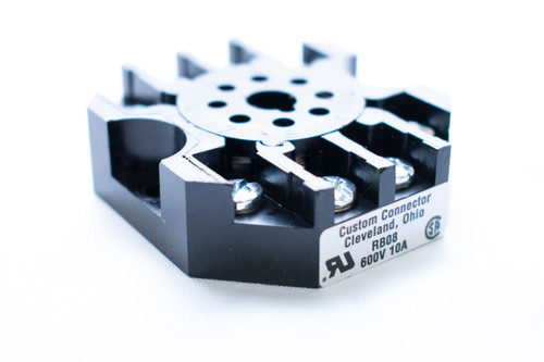 RB-08 ATC Surface Mt. Relay Socket - 8-pin. 10A@600VAC