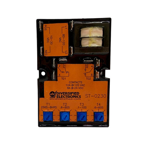 ST0230 ATC Dual Output Repeat Cycle Timer Adjustable On and Off Times for Each Output