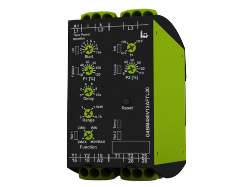 G4BM480V12AFTL20 Tele Controls 1 or 3 phase mains, multifunction, 2 co, temperature monitoring of the motor winding