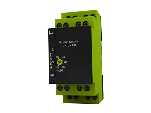 E3YU400V02 Tele Controls 3-phase mains, undervoltage monitoring,  2 CO