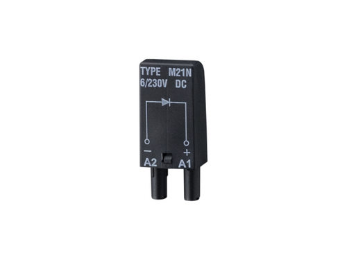 M21N Tele Controls Diode 6-230VDC (+A1) for relay socket series RA, RM (ES15..), RP (ES50..)