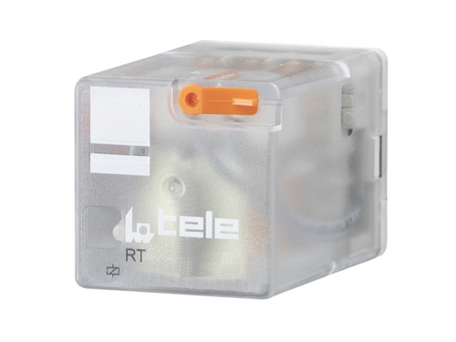 RT 1.2.024L Tele Controls Industrial relay, 24VAC, 2 CO, LED
