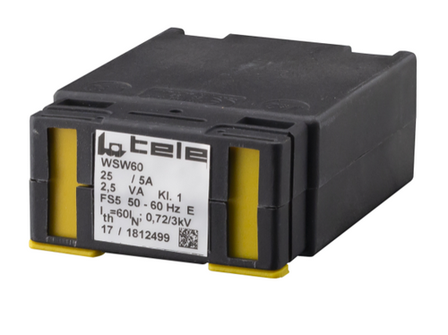 WSW 60 25A/5A 2,5VA Tele Controls Baffle-type current transformer, 25 A, 2.5 VA, class 1