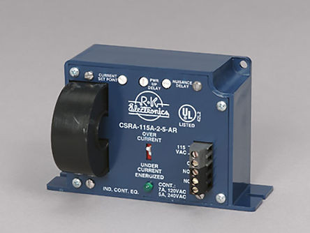 CSRA-24A-2-5-AR RK Electronics AC Current, 24A, Adj, 1-5A, Auto Reset