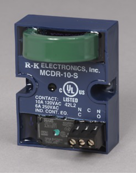 MCDR-10-T RK Electronics AC Current Relay, 10 A, C-T, Tabs