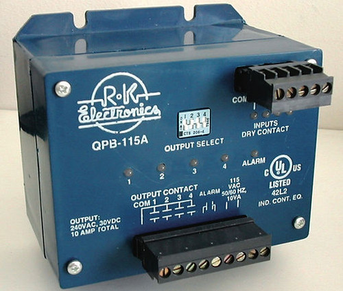 QPB-115A RK Electronics Tri/Quad Sequencer, 115VAC, Surface