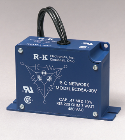 RCD2A-30 RK Electronics Trans Filter240VAC3√ò 0.47mfd 220Œ© 30"