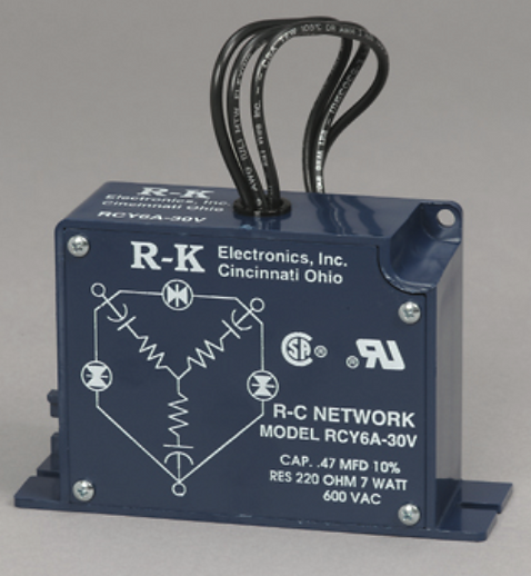 RCY618-30VR RK Electronics Trans Filter 600VAC 3√ò 0.47mfd 18Œ© 30"R
