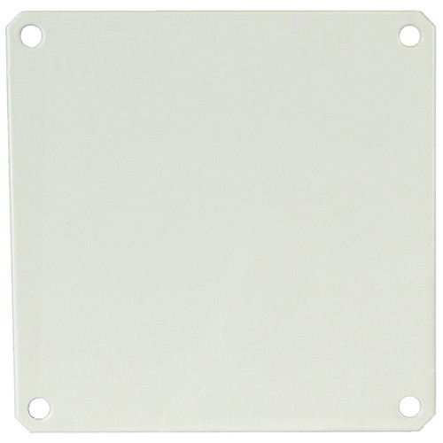 PL66 | Allied Moulded 6 x 6 White Painted Carbon Steel Back Panel