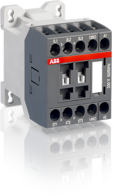 AS12-30-10-25 | ABB Contactor (3P, 1 Aux Contact Block, 220 VAC)