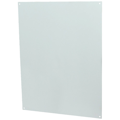 P206 | 20 x 16 White Painted Carbon Steel Back Panel