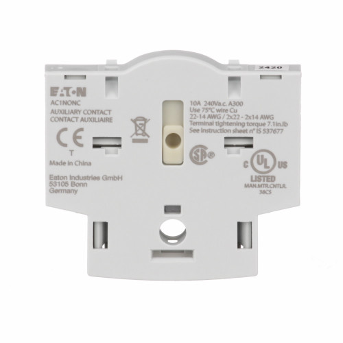 AC1NONCDE | Eaton Rotary Disconnects