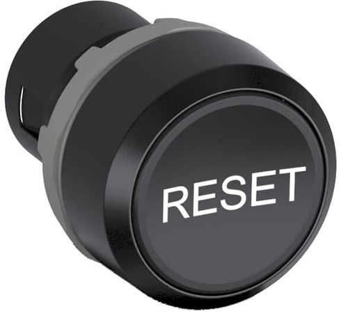 KPR3-100R | ABB Reset Button,Flush,Red,W/Shaft