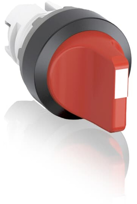 M2SS1-30R | ABB 2Pos,Knob,B-C,Red,Mtl