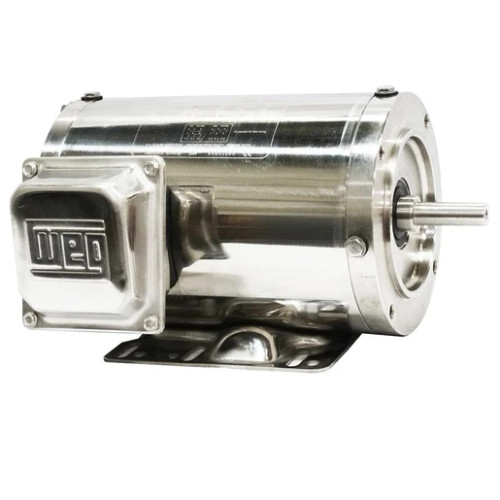 00118NT3ESS56C Weg Shark NEMA Premium Efficiency Motor (1 HP, 4P, 56C, 230/460 V 60 Hz, TENV, Foot-mounted)