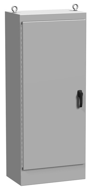 1418YD36 | Hammond Manufacturing 72 x 36 x 36 Freestanding enclosure with continuous hinge door and handle