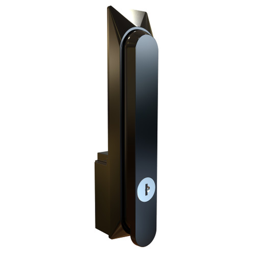 HMEHSKL | Hammond Manufacturing Diecast swing handle with key locking (black)