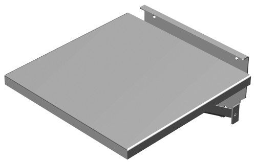 FDS1818GY | Hammond Manufacturing Fold Down Shelf 18X18 - Steel/Gray