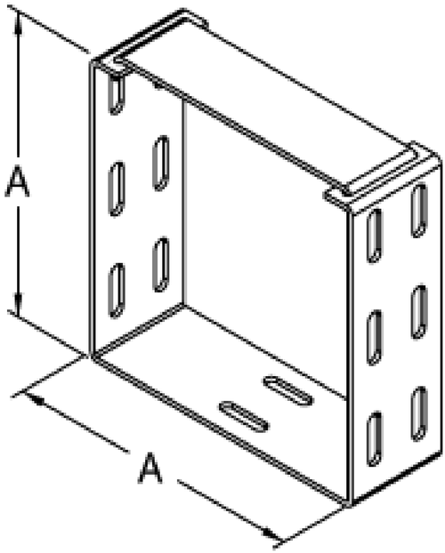 CWJO6 Hammond Manufacturing 6in x 6in Joiner Extra Coupling