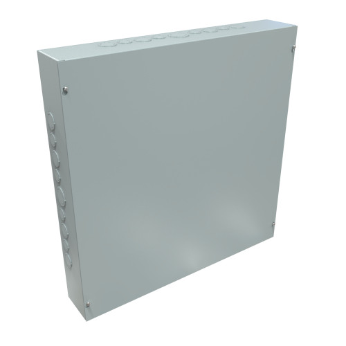 CSKO24244 Hammond Manufacturing 24in x 24in x 4in Mild steel enclosure with screw cover and knockouts