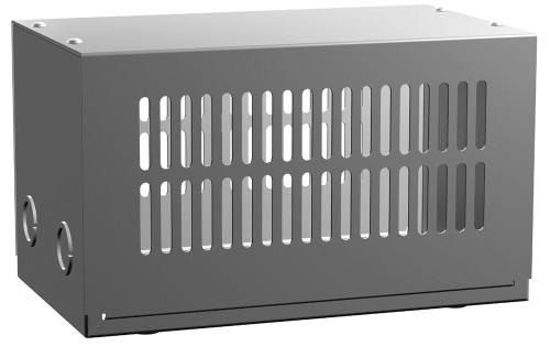 1416M Hammond Manufacturing 12in x 8in x 8in Type 1 Mild Steel Component Case with Ventilated Cover and Screws