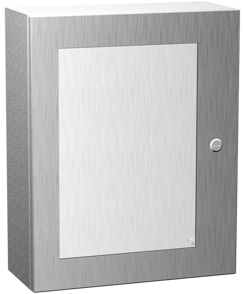 EN4SD161210WSS | Hammond Manufacturing N4X Eclipse Window Door encl. - 16 x 12 x 10 - 304 SS