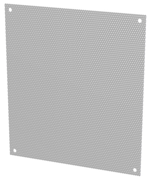 18P1713PP | Hammond Manufacturing Perf Panel 17 x 13 - Fits Encl. 20 x 16 - Steel/Gray