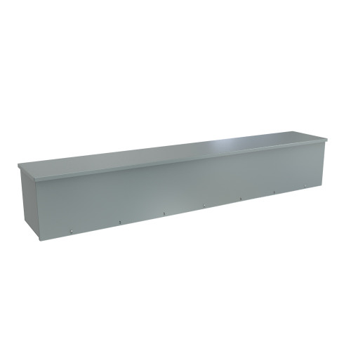 C3RWT1272 Hammond Manufacturing 12in x 12in x 72in Type 3R Galvanized Steel Wiring Trough
