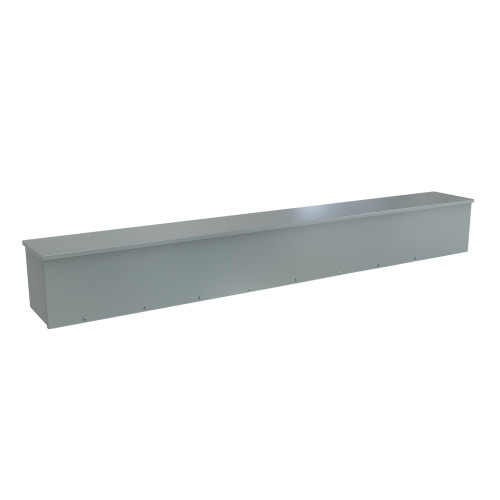C3RWT1296 | Hammond Manufacturing Type 3R Wiring Trough - 12x12x96 - Steel/Gray