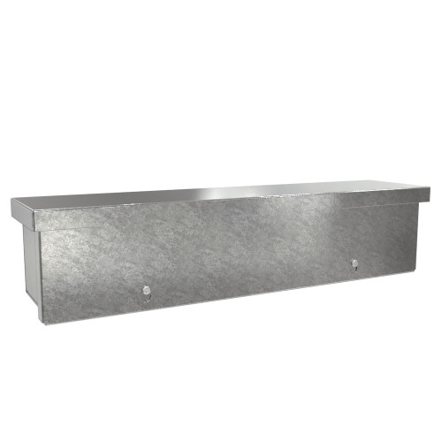 C3RWT418G Hammond Manufacturing 4in x 4in x 18in Type 3R Unpainted Galvanized Steel Wiring Trough