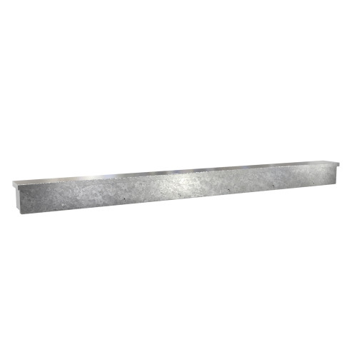 C3RWT472G Hammond Manufacturing 4in x 4in x 72in Type 3R Unpainted Galvanized Steel Wiring Trough